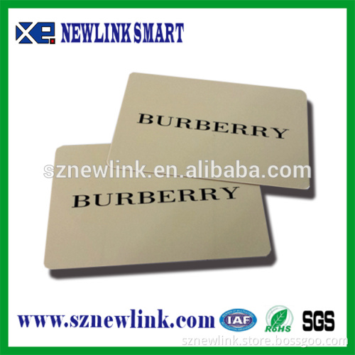frosted plastic business card